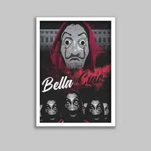 تابلو مدل سریال خانه کاغذی Money Heist کد LA-G10647