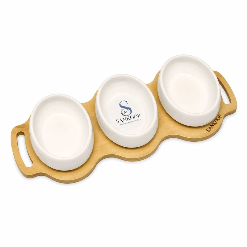 اردوخوری مدل بیضی SANKOOP به همراه استند