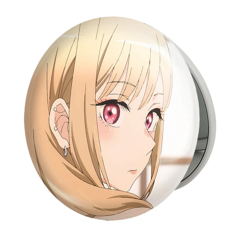 آینه جیبی خندالو طرح مارین کیتاگاوا انیمه دارلینگ در فرنکس مدل تاشو کد 12917 