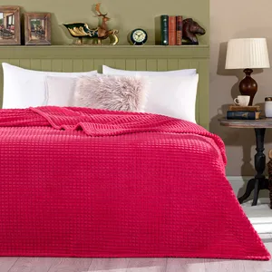 پتو مادام کوکو مدل Emile.Fusya سایز 220x200 سانتی متر