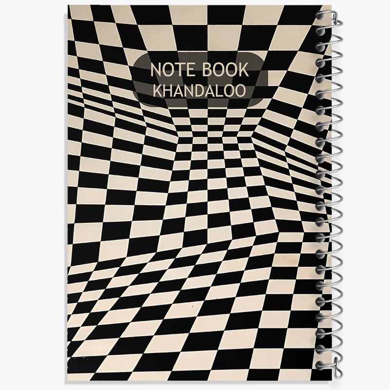 دفتر شطرنجی 50 برگ خندالو طرح چهارخونه کد N2741