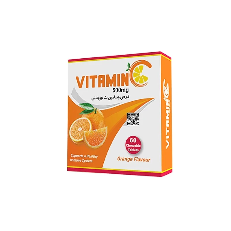 قرص جویدنی ویتامین ث دنیا دارو - 500 میلی گرم بسته 60 عددی