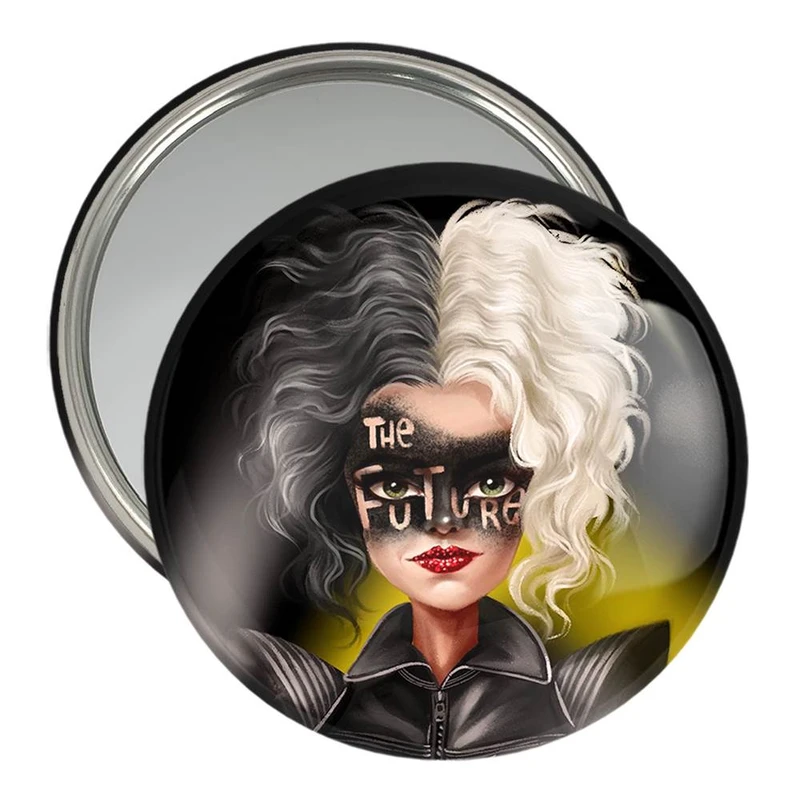 آینه جیبی خندالو مدل کروئلا Cruella  کد 10752