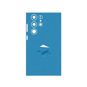 MAHOOT Minimal Paper Airplane Cover Sticker for Samsung Galaxy S23 Ultra