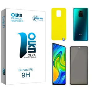 Cooling Olka Privacy Screen Protector For xiaomi redmi note 9s With Back Protector