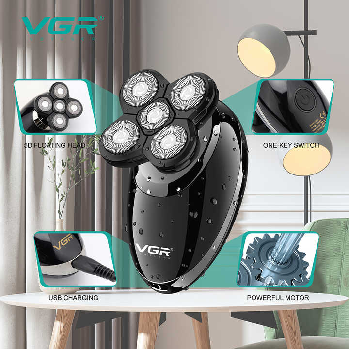 ماشین اصلاح موی صورت وی جی ار مدل V-302