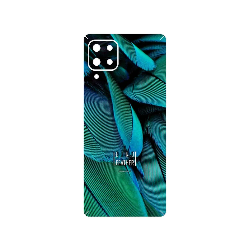 برچسب پوششی ماهوت مدل Green Feather مناسب برای گوشی موبایل سامسونگ Galaxy A32 5G