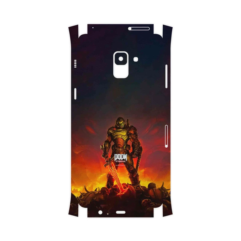 برچسب پوششی ماهوت مدل DOOM Game Series-FullSkin مناسب برای گوشی موبایل سامسونگ Galaxy A8 Plus 2018