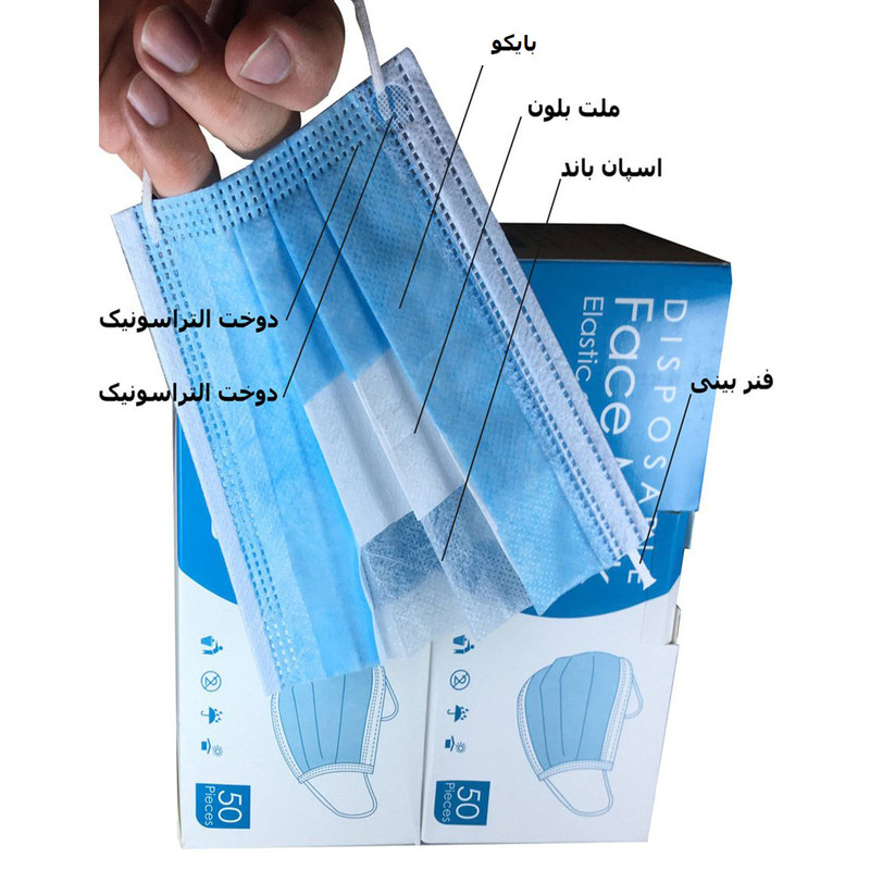 ماسک تنفسی مدل ملت بلون بایکو اسپان ماسک تنفسی مدل ملت بلون بایکو اسپان