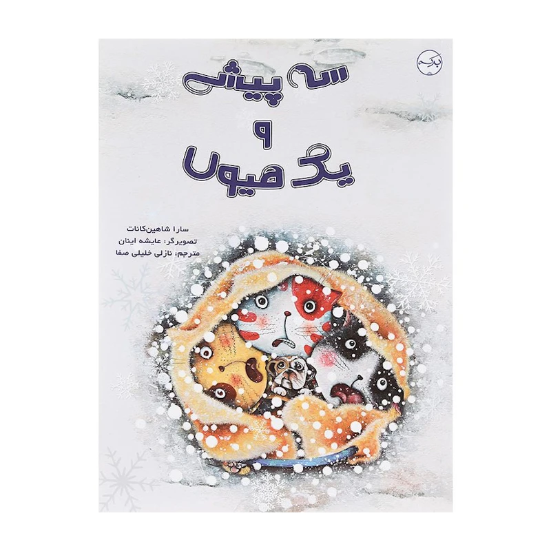 کتاب سه پیشی و یک هیولا اثر سارا شاهین کانات انتشارات برکه خورشید 