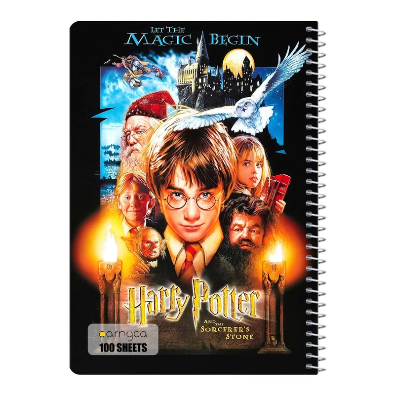 دفتر مشق 100 برگ سیمی کارنیکا طرح هری پاتر Harry Potter کد 43213