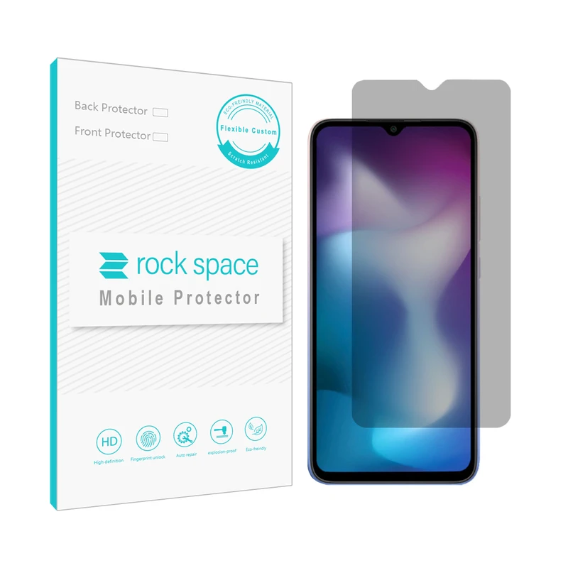 محافظ صفحه نمایش حریم شخصی راک اسپیس مدل HyPRV مناسب برای گوشی موبایل شیائومی Redmi 9 Activ