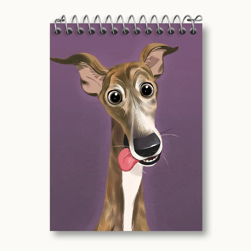 دفتر یادداشت 50 برگ خندالو مدل سگ کد 28253