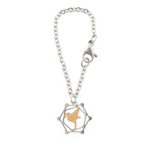آویز  ساعت زنانه طرح کبوتر کد 588