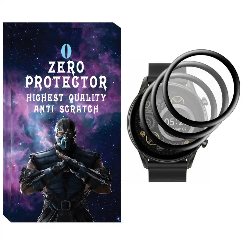 محافظ صفحه نمایش نانو زیرو مدل NZO مناسب برای ساعت هوشمند شیائومی Haylou RT2 بسته سه عددی