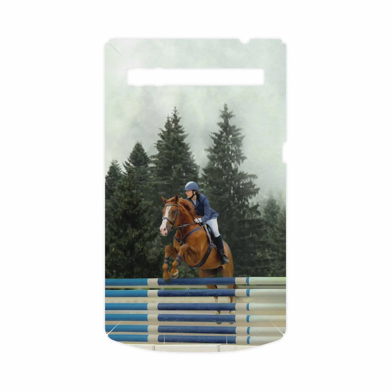 برچسب پوششی ماهوت مدل Equestrianism-FullSkin مناسب برای گوشی موبایل بلک بری P9983