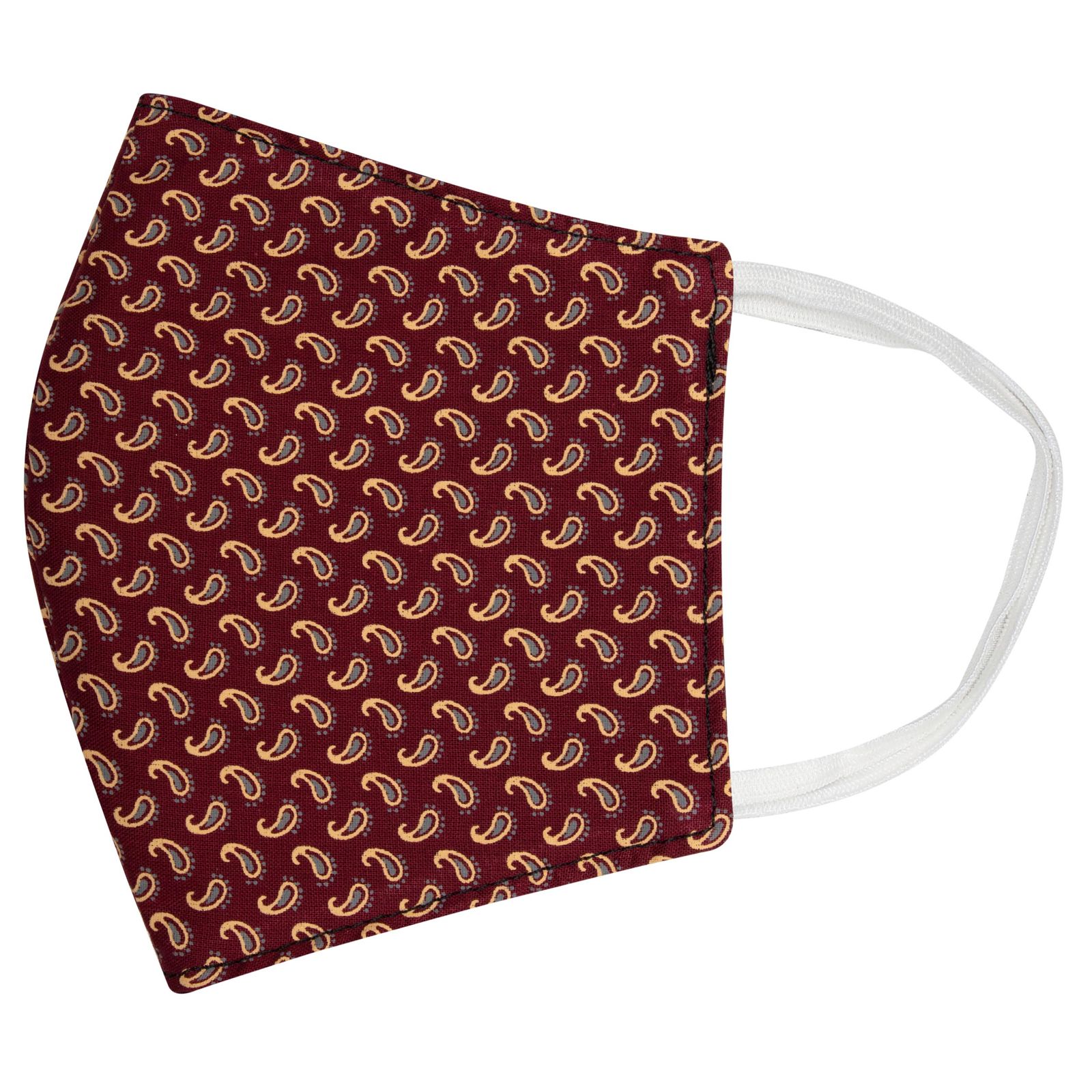 ماسک تزیینی مدل Paisley-maron -  - 1