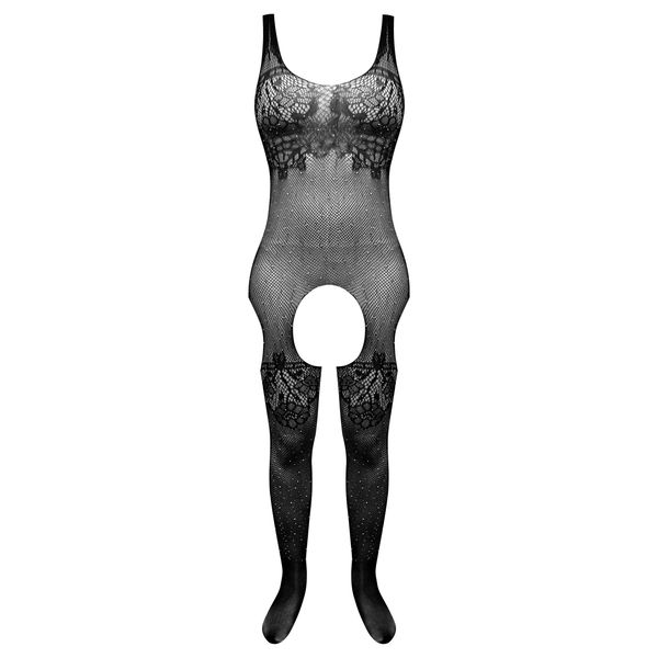 لباس خواب زنانه ماییلدا مدل نگین دار فانتزی کد 4860-7127 رنگ مشکی