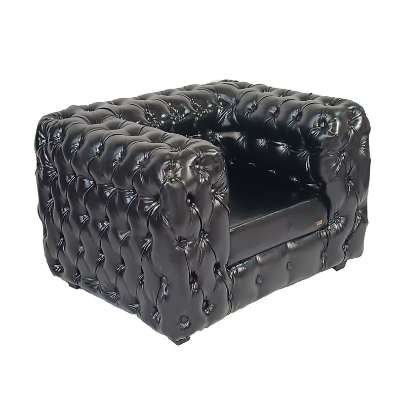 مبل انتظار چهار نفره مدل چستر مکعبی تمام لمسه