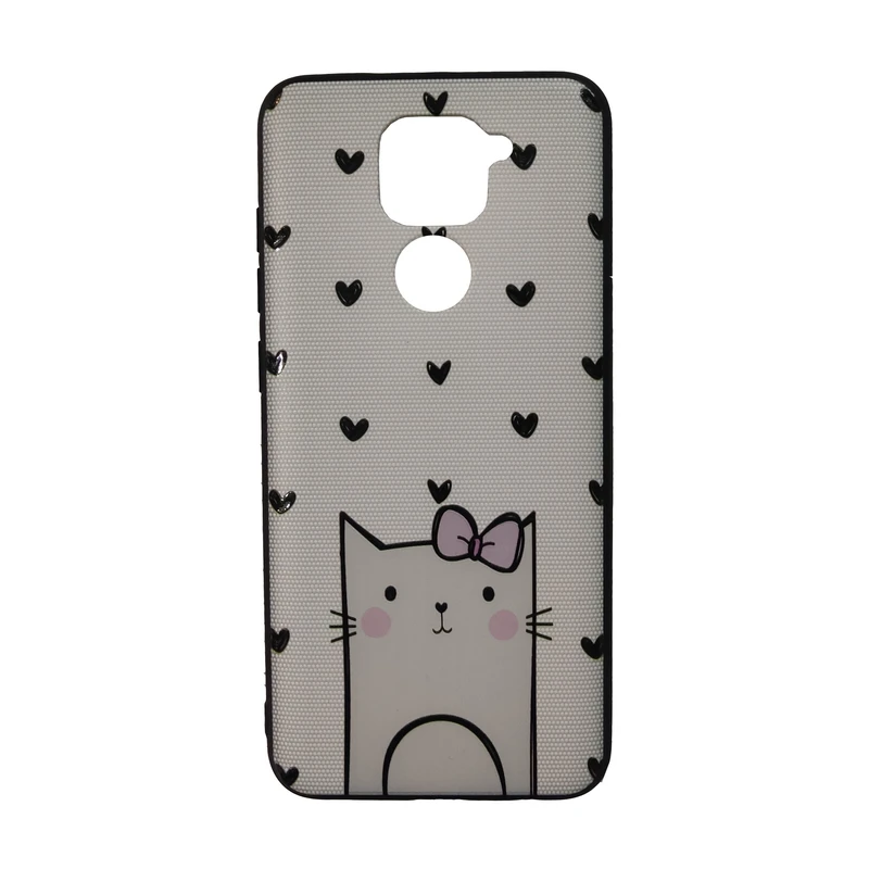 کاور طرح گربه  کد 01 مناسب برای گوشی موبایل شیائومی Redmi Note 9 