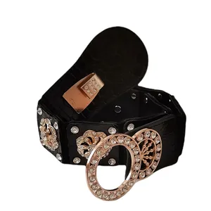 کمربند زنانه مدل کشی مجلسی نگین دار