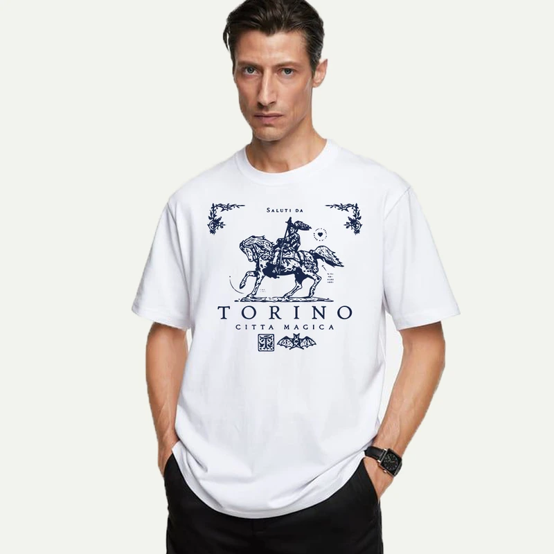 تی شرت آستین کوتاه مردانه مدل شوالیه z494