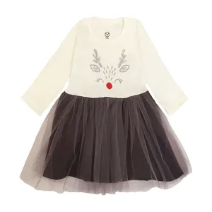 پیراهن دخترانه فرزندان 313 مدل گوزن