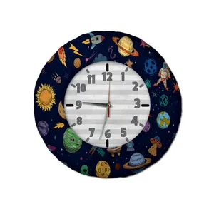 ساعت دیواری کودک شمسه نگار مدل سیاره 