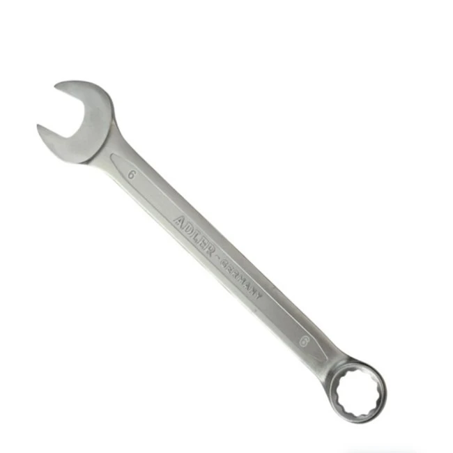 آچار یکسر تخت و یکسر رینگی مدل ADLER-GERMANY  سایز 6 میلی متر