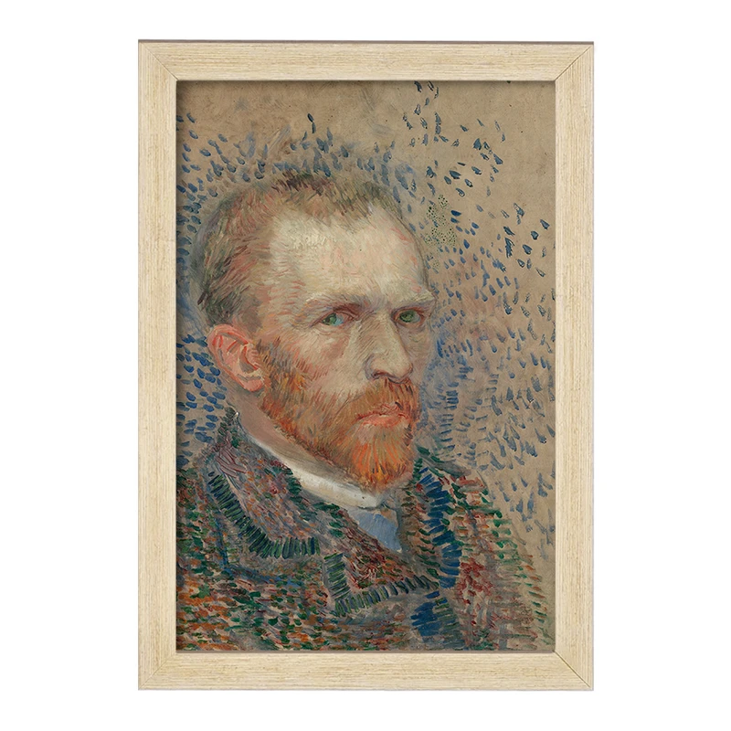 تابلو خندالو مدل سلف پرتره ونسان ونگوگ (Van Gogh) کد 36830