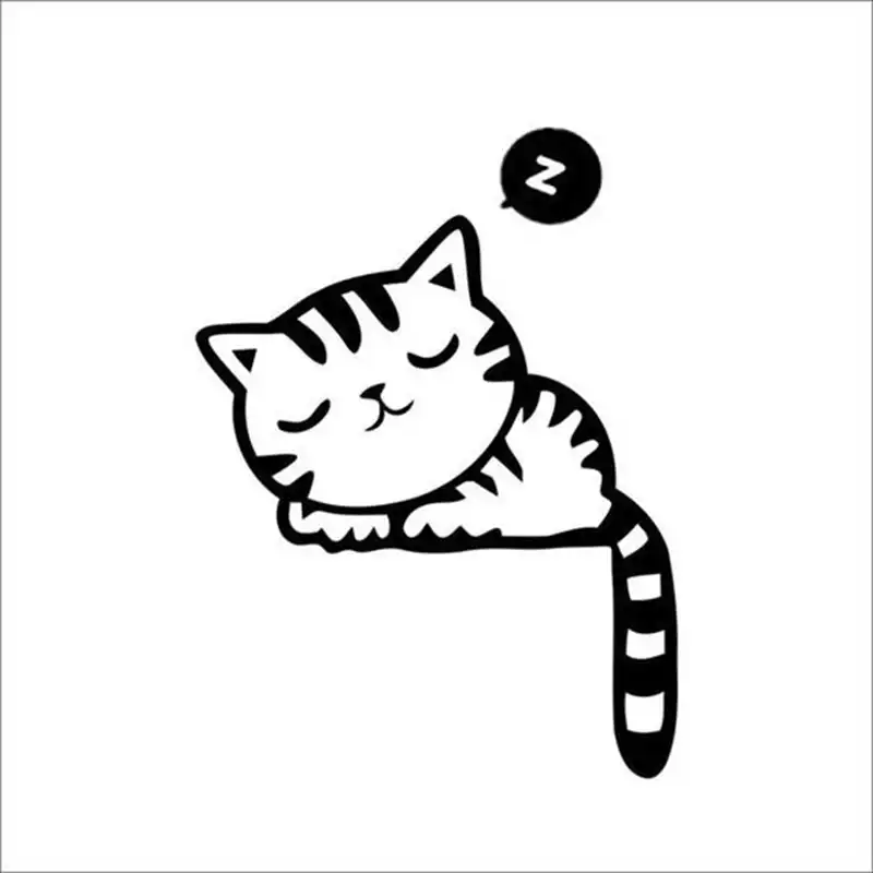 استیکر کلید و پریز مدل گربه خوابالو