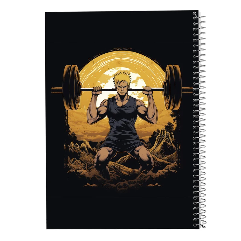 دفتر شطرنجی 50 برگ مدوپد مدل Naroto کد DF11258