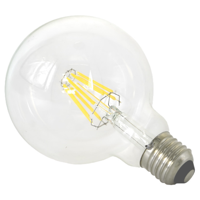 لامپ  6 وات ال ای دی فیلامنتی مدل G95 پایه E27