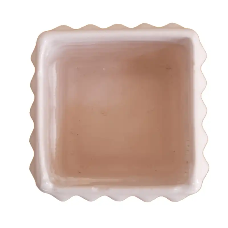 گلدان سرامیکی مدل الماسی مکعب کد VAS-S