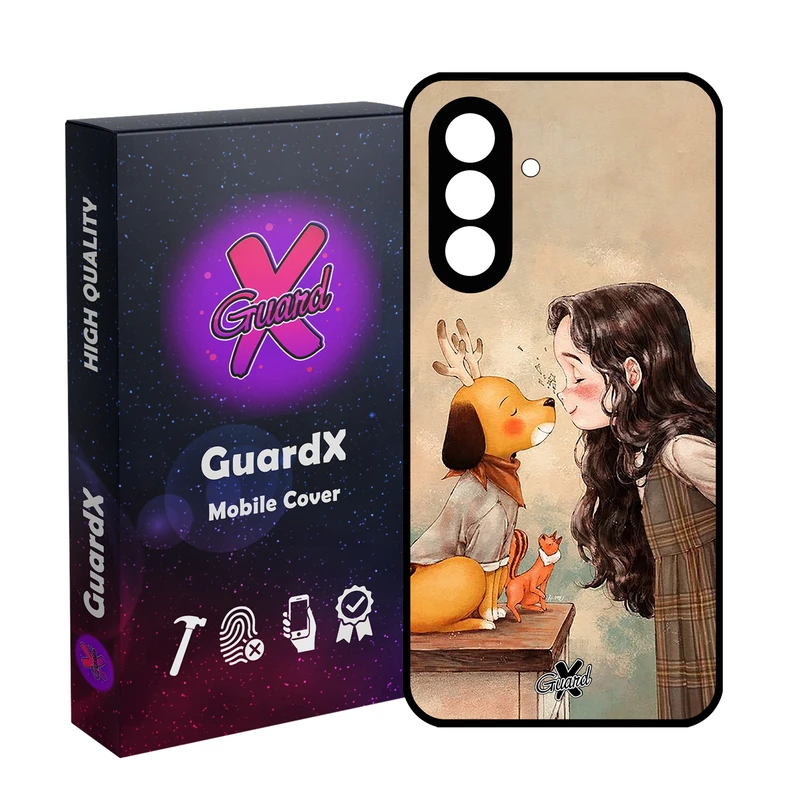 کاور گارد ایکس طرح دختر مدل 10323 مناسب برای گوشی موبایل سامسونگ Galaxy A17 4G / A17 5G