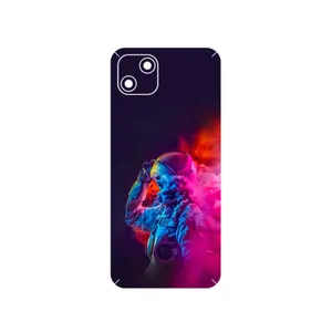 MAHOOT Smoke Rainbow Digital Art 1 Cover Sticker for Wiko T10