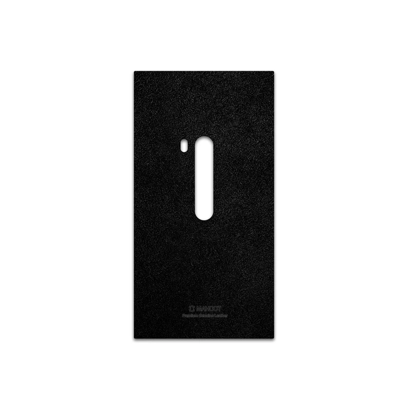 برچسب پوششی ماهوت مدل Black-Chamois-Leather مناسب برای گوشی موبایل نوکیا Lumia 920