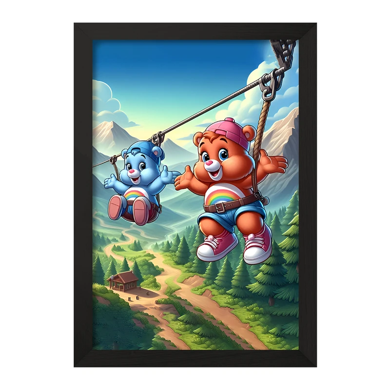 تابلو خندالو مدل خرس های مهربون کد F11662