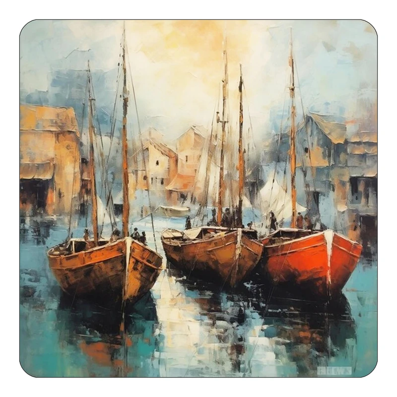 مگنت کاکتی طرح نقاشی رنگ روغن مدل mp70422