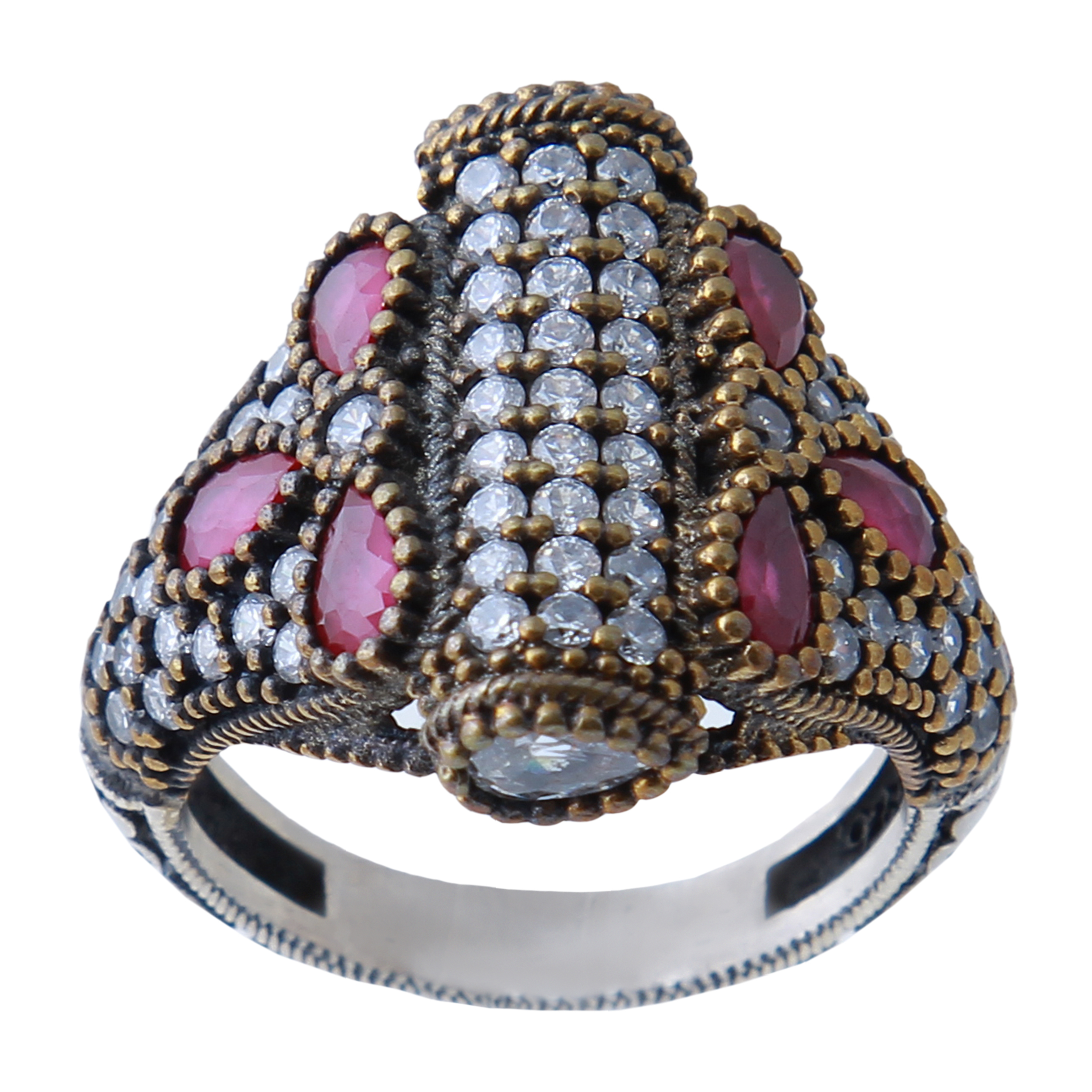   انگشتر نقره زنانه بازرگانی میلادی کد  AW_401