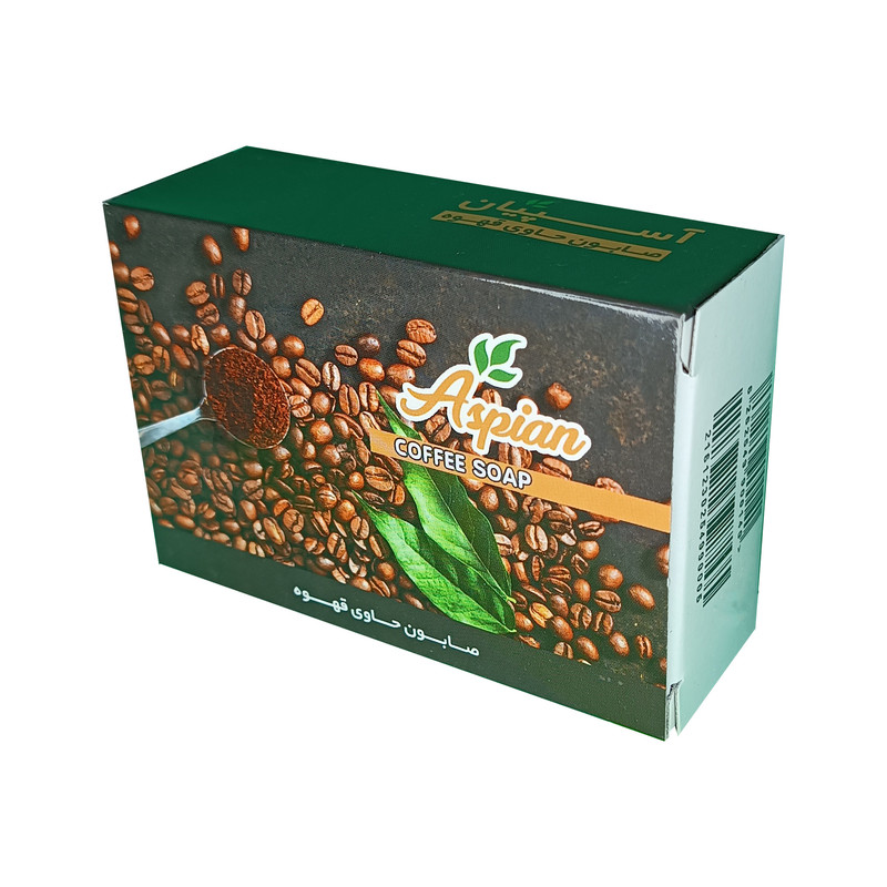 صابون شستشو آسپیان مدل قهوه وزن 60 گرم صابون شستشو آسپیان مدل قهوه وزن 60 گرم