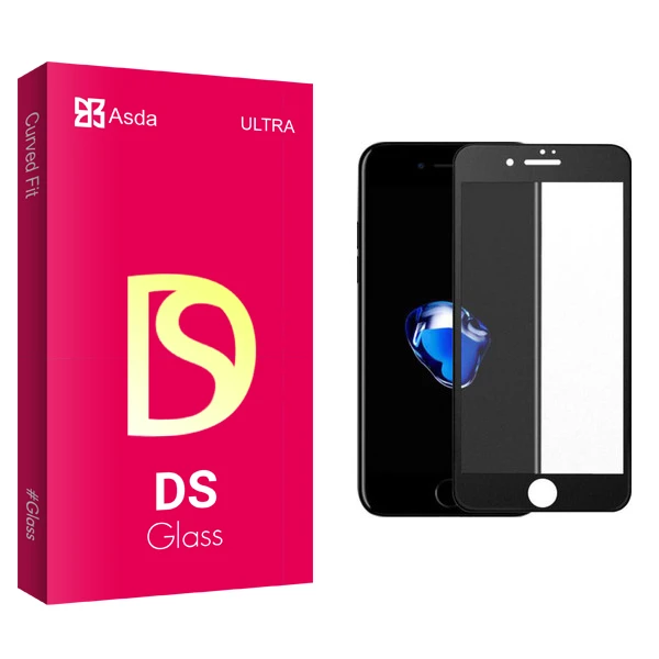 محافظ صفحه نمایش شیشه ای آسدا مدل DS مناسب برای گوشی موبایل اپل iphone 8