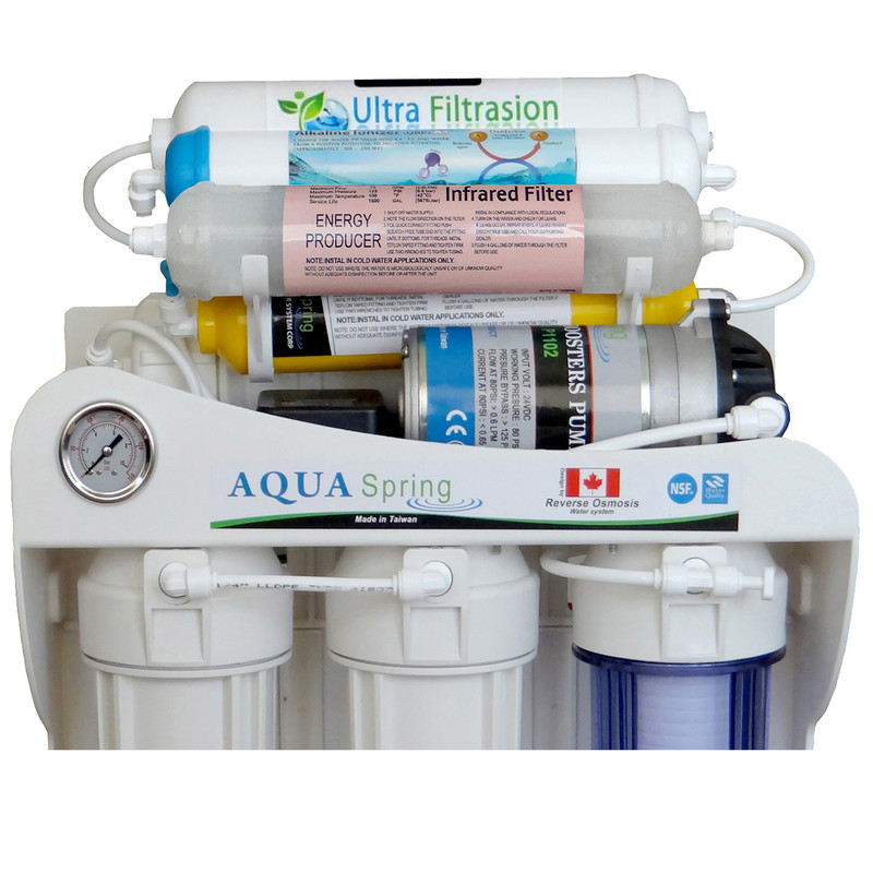 دستگاه تصفیه کننده آب آکوآ اسپرینگ مدل UF-SF4050 به همراه کیت نشتی گیر