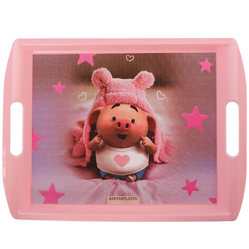 سینی برتر پلاستیک طرح خوک کد PJ-108177