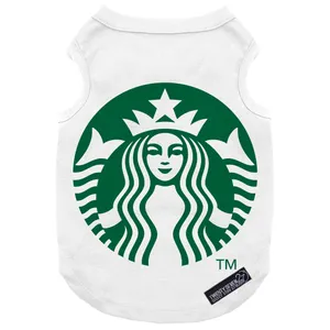 لباس سگ و گربه 27 طرح Starbucks Green کد MH303 سایز M