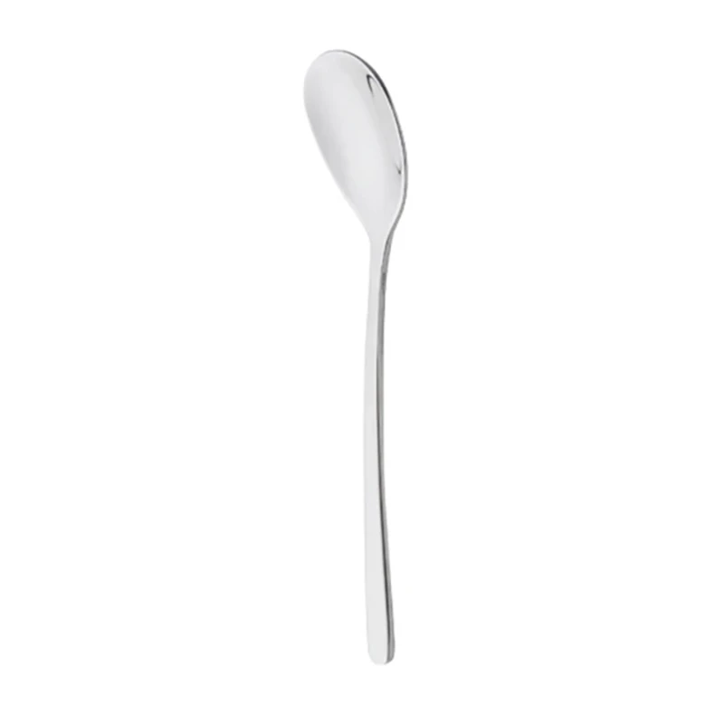 قاشق چای خوری ناب استیل رجینا کد 01 مجموعه 6 عددی