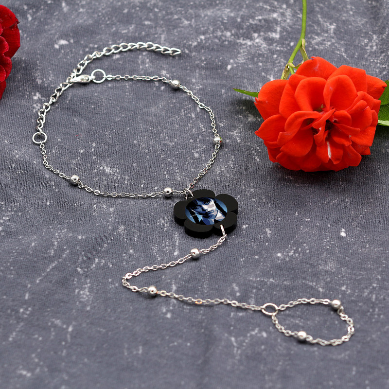 پابند زنانه ناکسیگو مدل تمیمه طرح Wednesday کد TP11268 پابند زنانه ناکسیگو مدل تمیمه طرح Wednesday کد TP11268