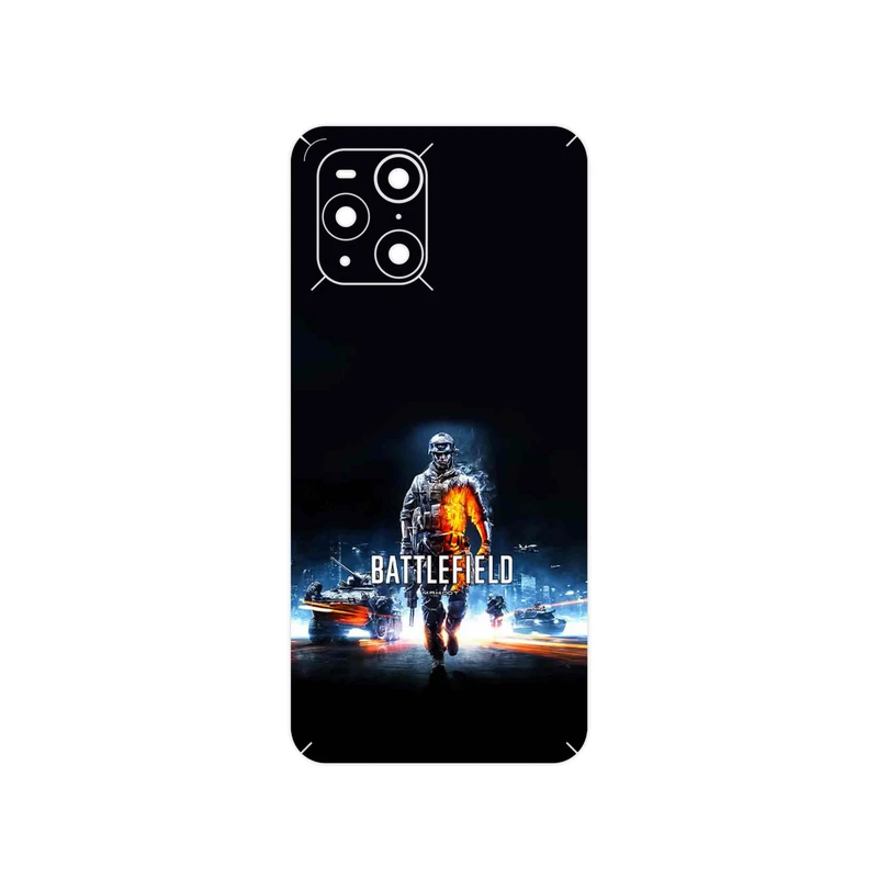 برچسب پوششی ماهوت مدل Battlefield Game Series مناسب برای گوشی موبایل اپو Find X3 Pro