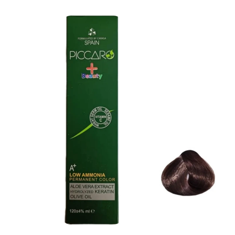 رنگ مو پیکارو شماره 6.0 مدل پلاس بیوتی حجم 124 میلی لیتر رنگ بلوند متوسط