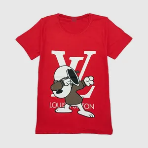 تی شرت آستین کوتاه زنانه مدل 71542 رنگ قرمز